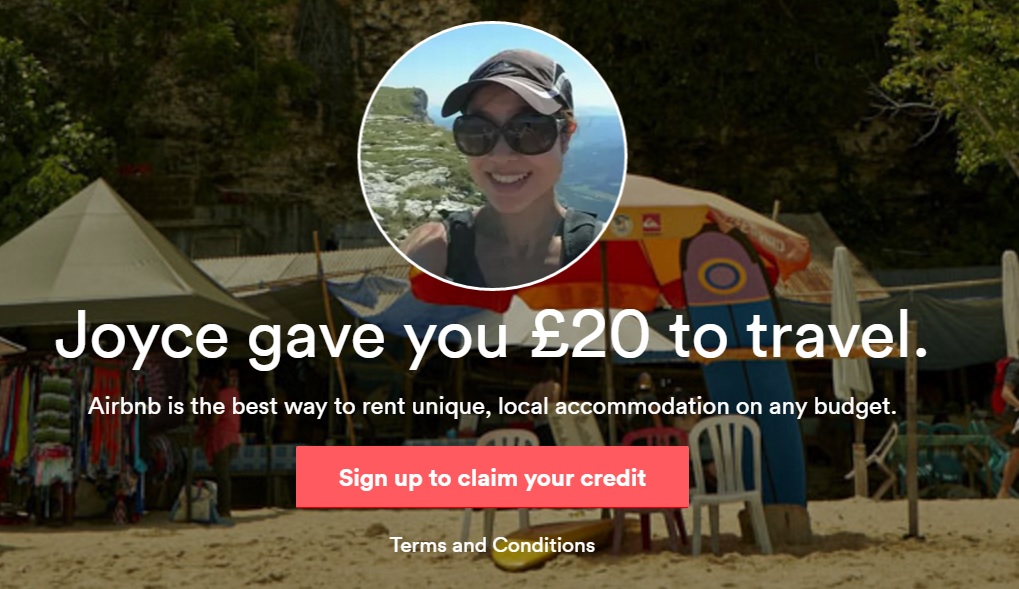 Airbnb travel credit