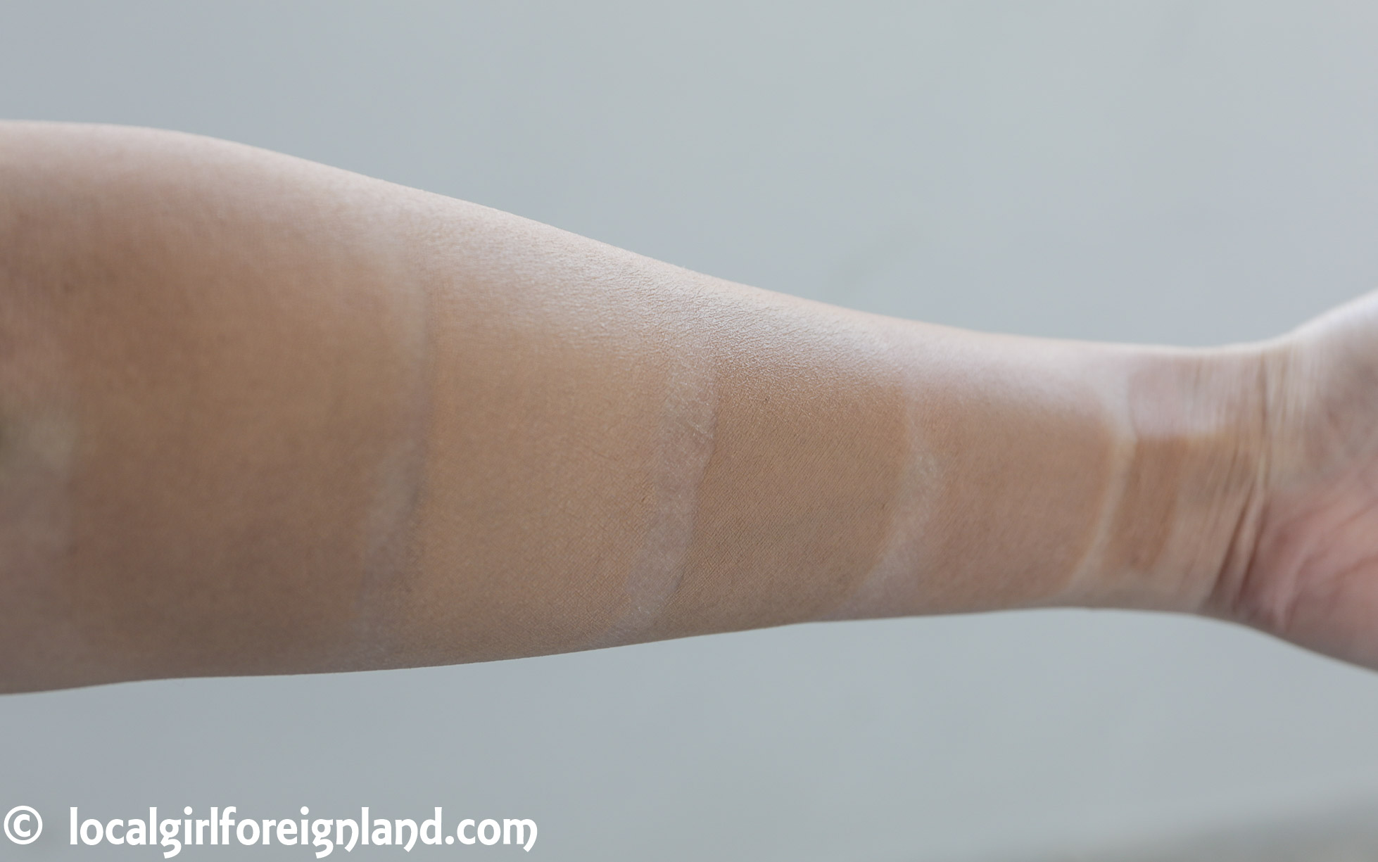 Shiseido UV Protective Stick Foundation swatch ochre