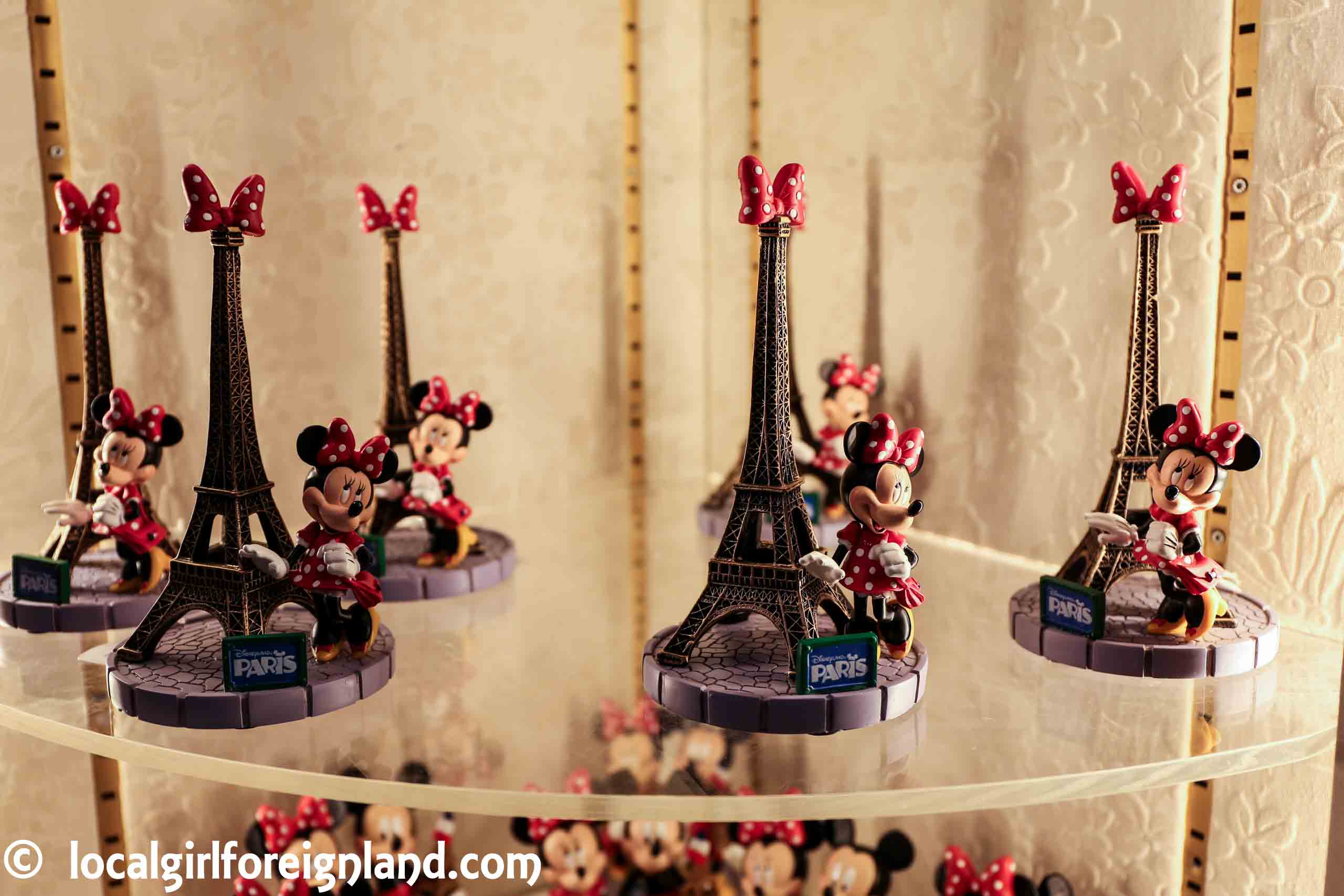 Eiffel Tower merchandise. Disneyland Paris