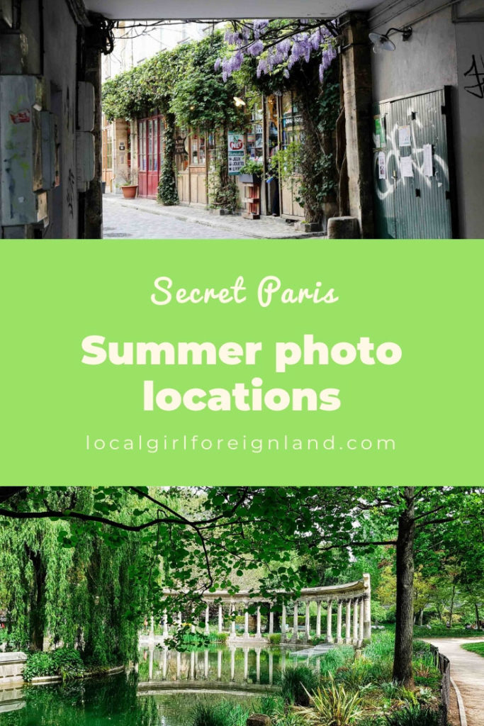 Hidden summer photo locations in Paris