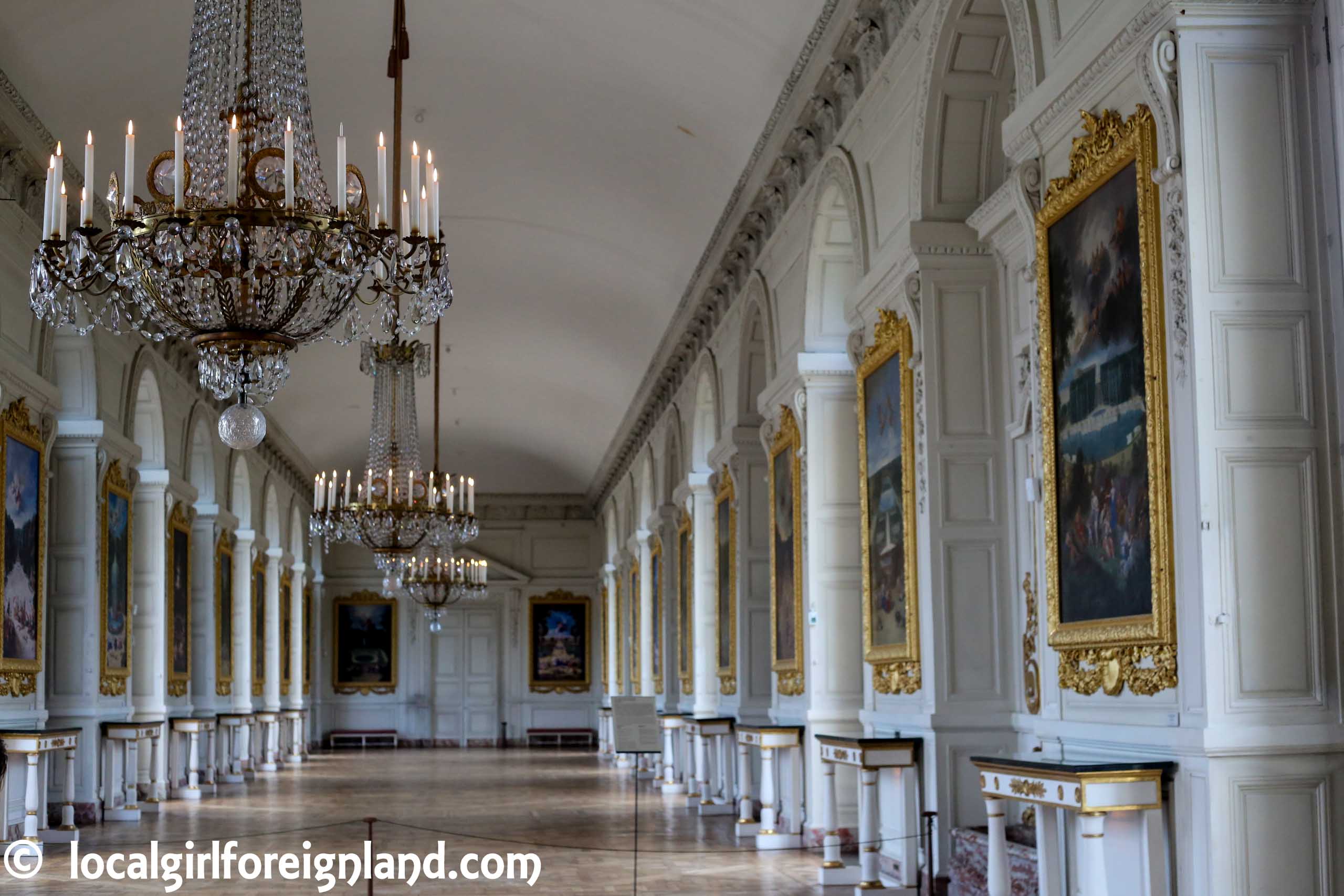 Cotelle Gallery - Grand Trianon, the pink marble palace, Versailles. France