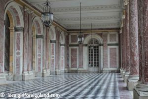 The Peristyle - Grand Trianon, the pink marble palace, Versailles. France