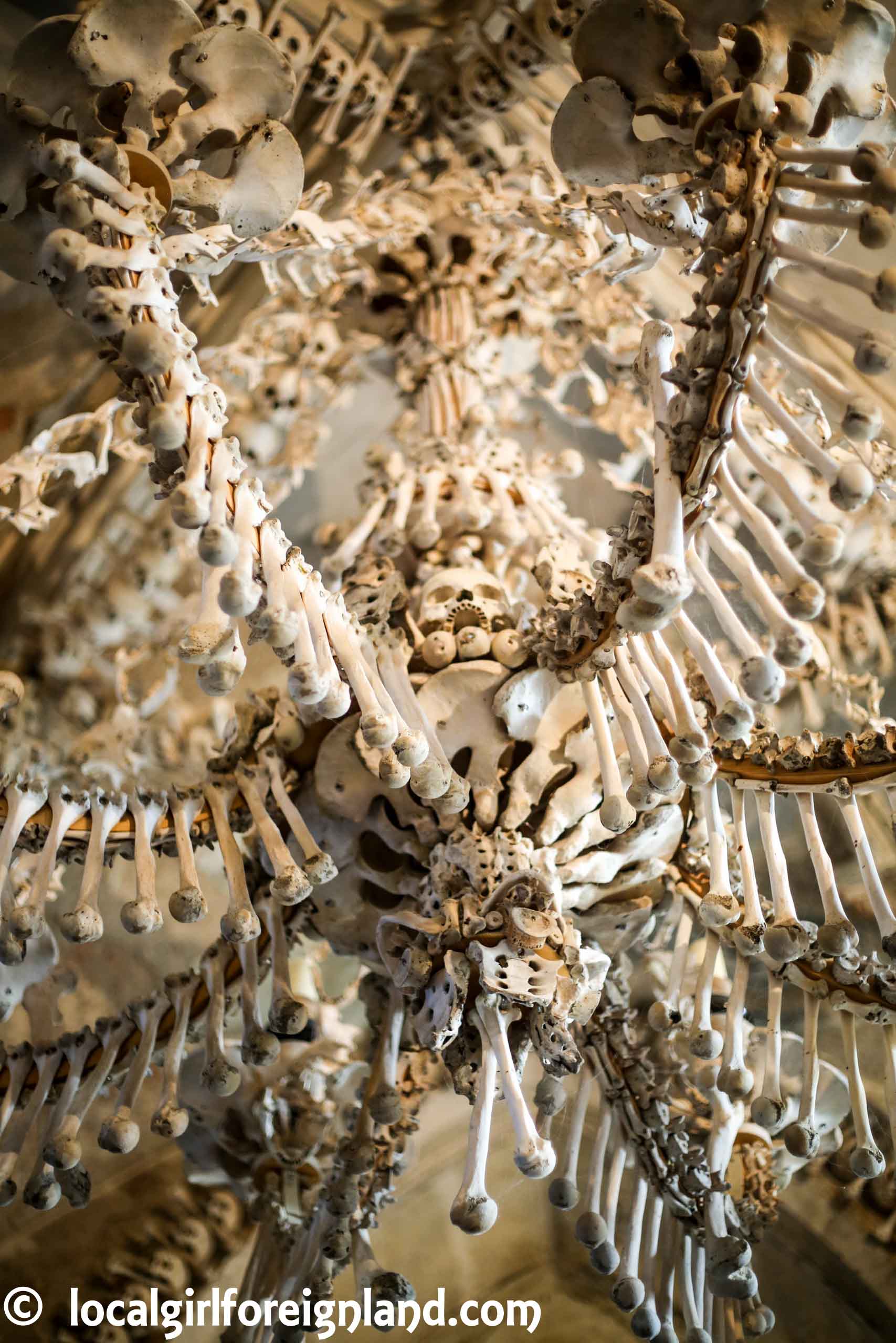 Sedlec Ossuary (Bone Chapel), chandelier