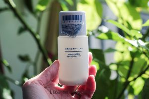 Muji sunscreen spf50+ empties review